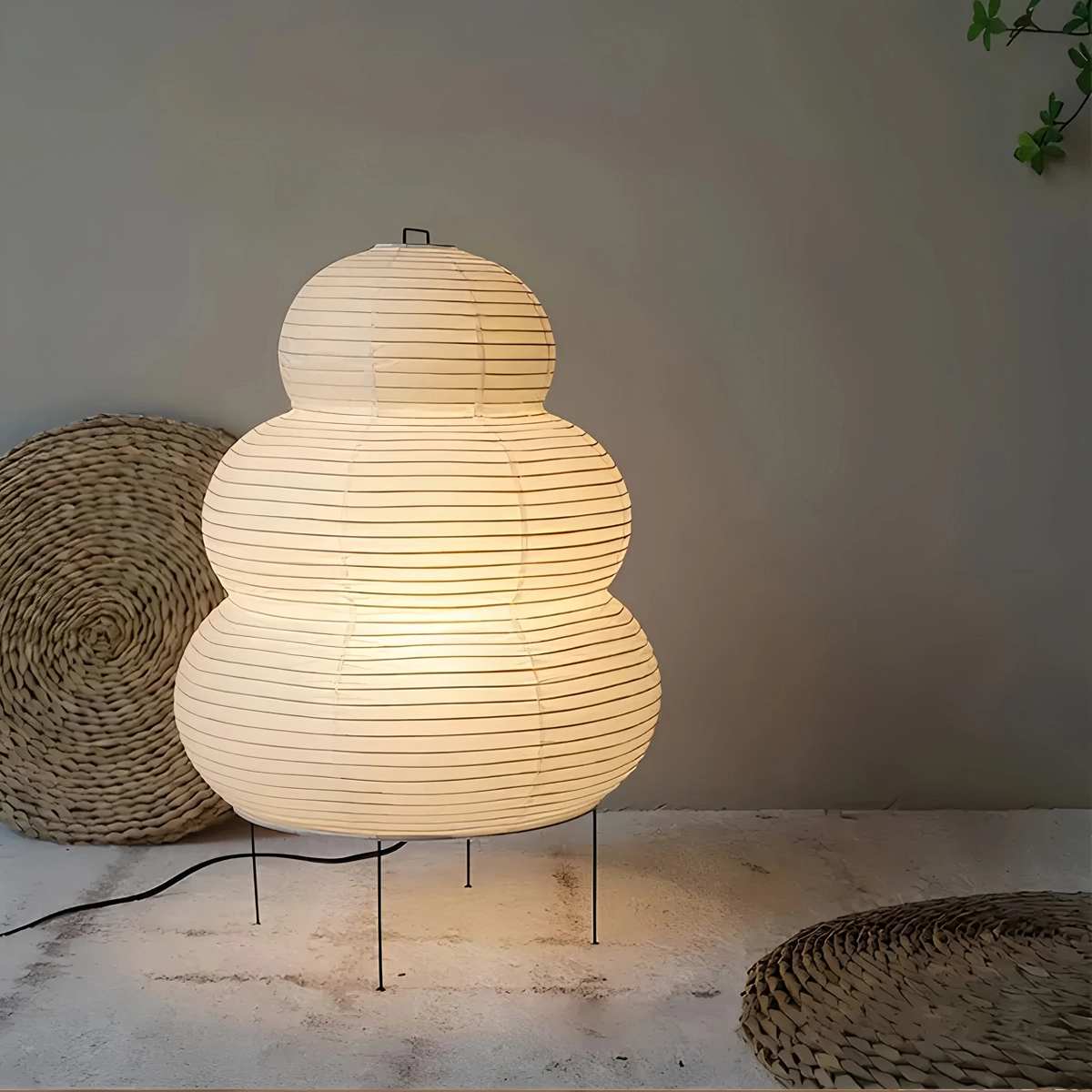 Rice Paper Art Floor & Table Lamp | Desfino