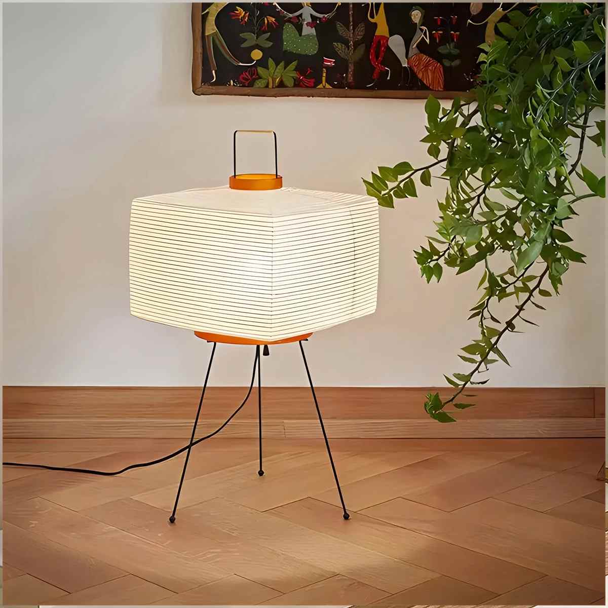 Rice Paper Art Floor & Table Lamp | Desfino