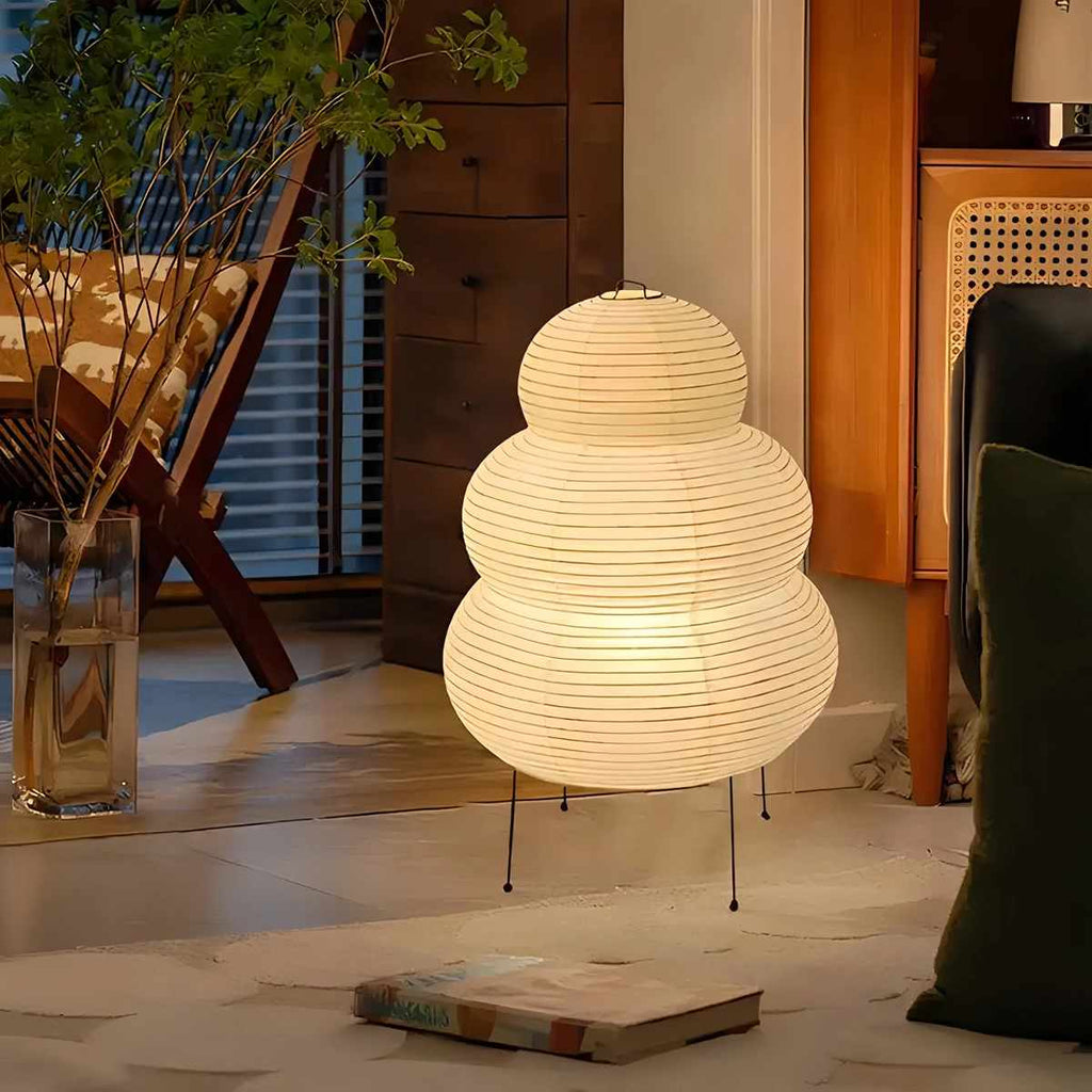 Rice Paper Art Floor & Table Lamp | Desfino