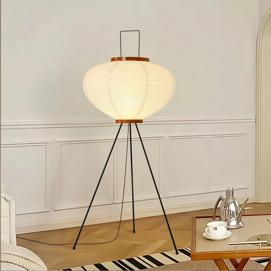 Rice Paper Art Floor & Table Lamp | Desfino