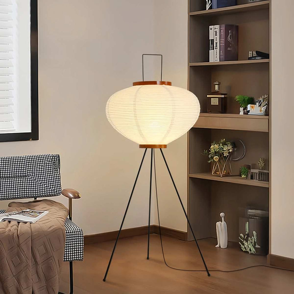 Rice Paper Art Floor & Table Lamp | Desfino