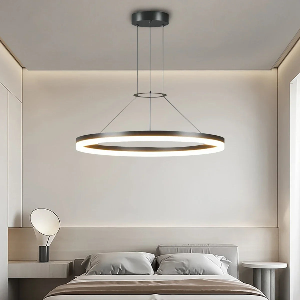 Circular Led Pendant Light for Living Room Kitchen | Desfino