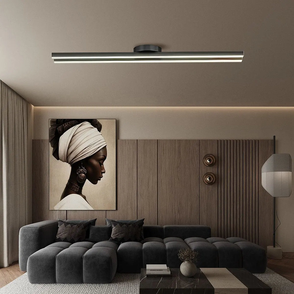 Simple Linear Ceiling Light for Living Room | Desfino