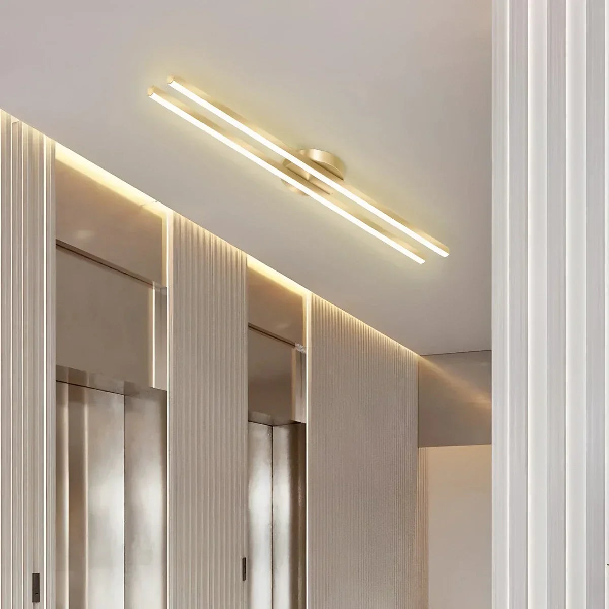 Simple Linear Ceiling Light for Living Room | Desfino
