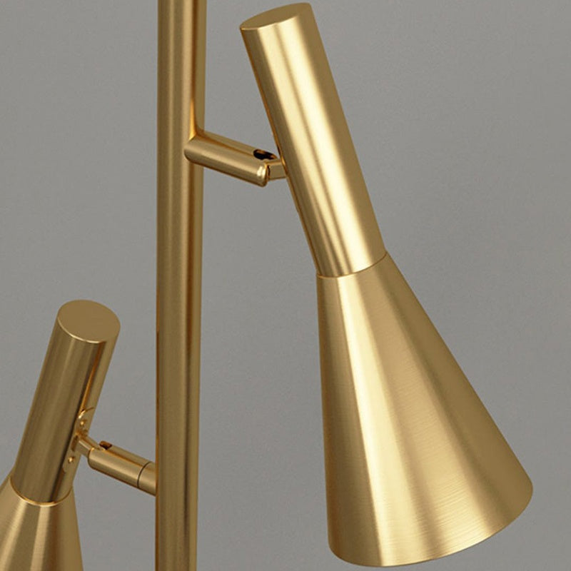 2-Bulb Adjustable Pole Floor Lamp | Desfino