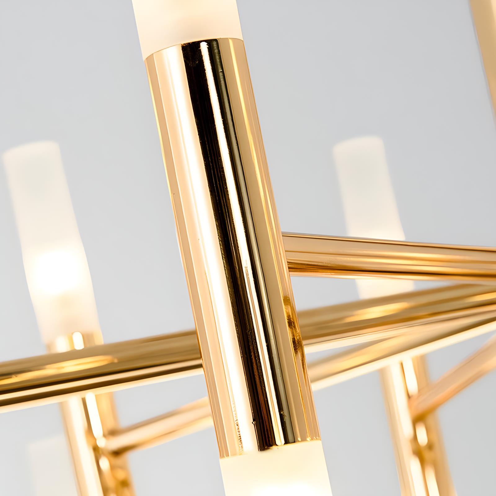 Adjustable Round Tube Chandelier | Desfino