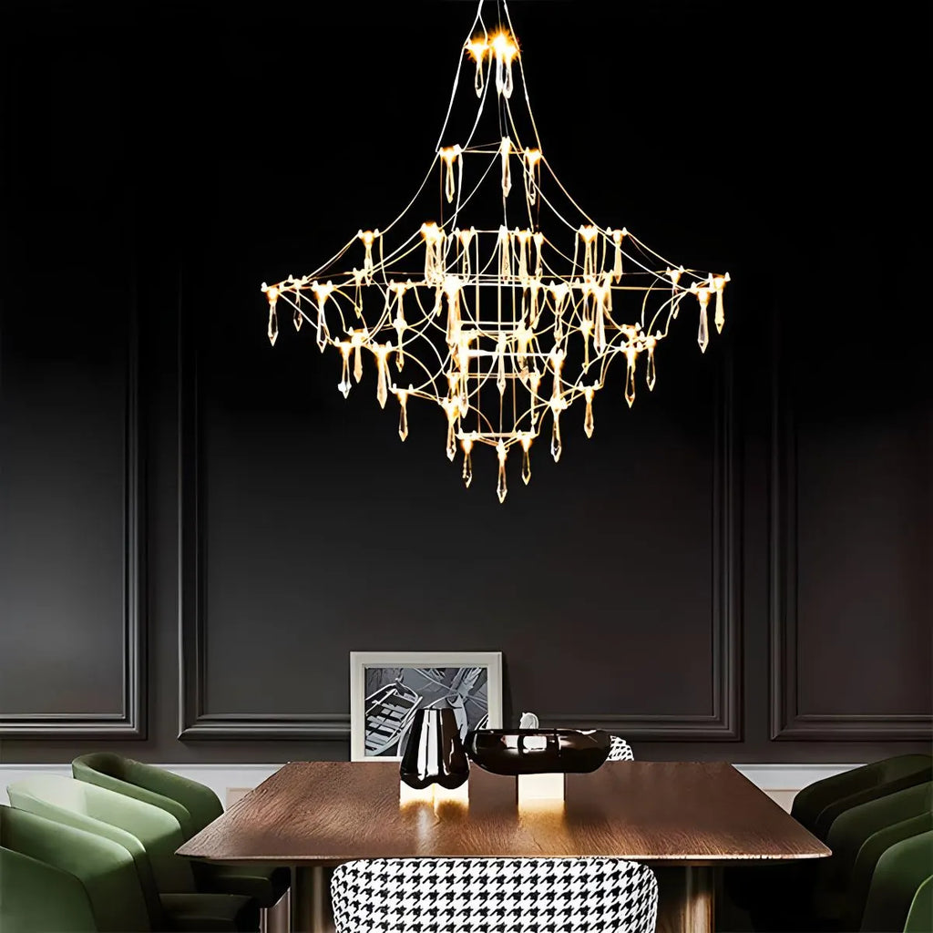Adjustable Large Creativity Crystal Chandelier | Desfino
