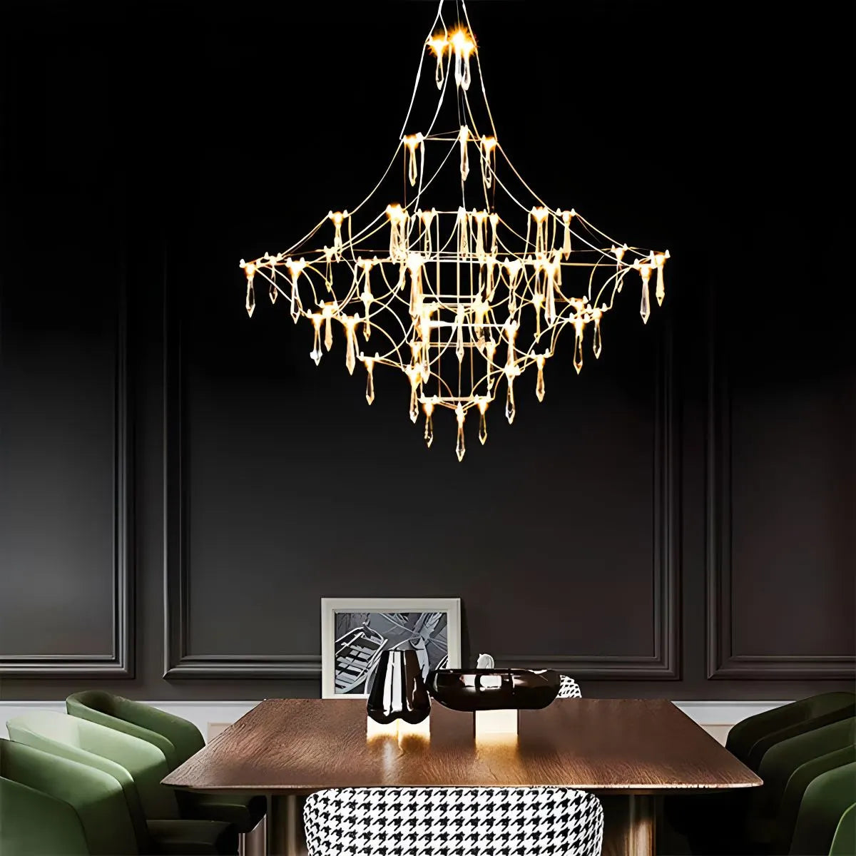Adjustable Large Creativity Crystal Chandelier | Desfino