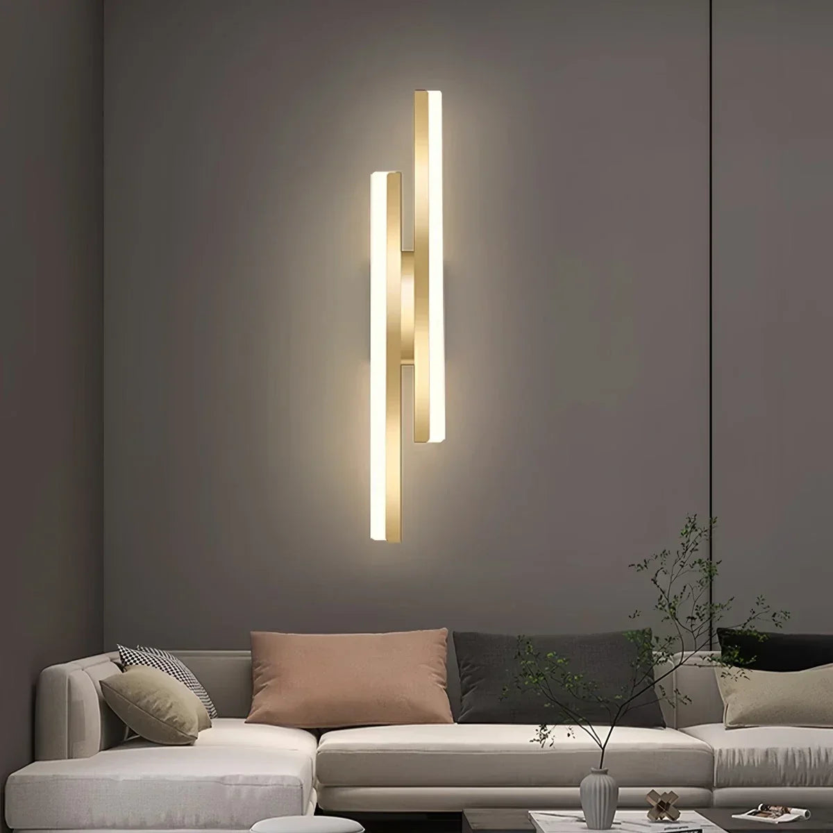 Antier Alana Minimalist H-Shaped Wall Lamp | Desfino