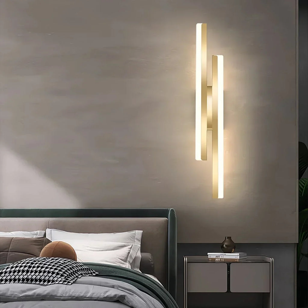 Antier Alana Minimalist H-Shaped Wall Lamp | Desfino
