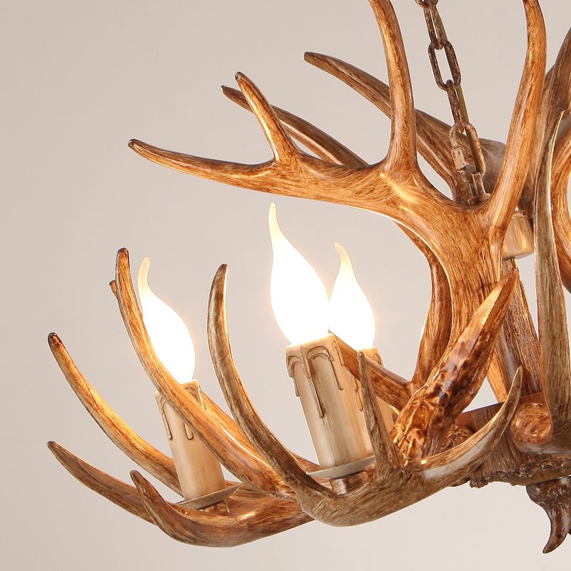 Antler Shape Resin Chandelier for Living Room | Desfino