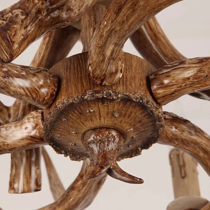 Antler Shape Resin Chandelier for Living Room | Desfino
