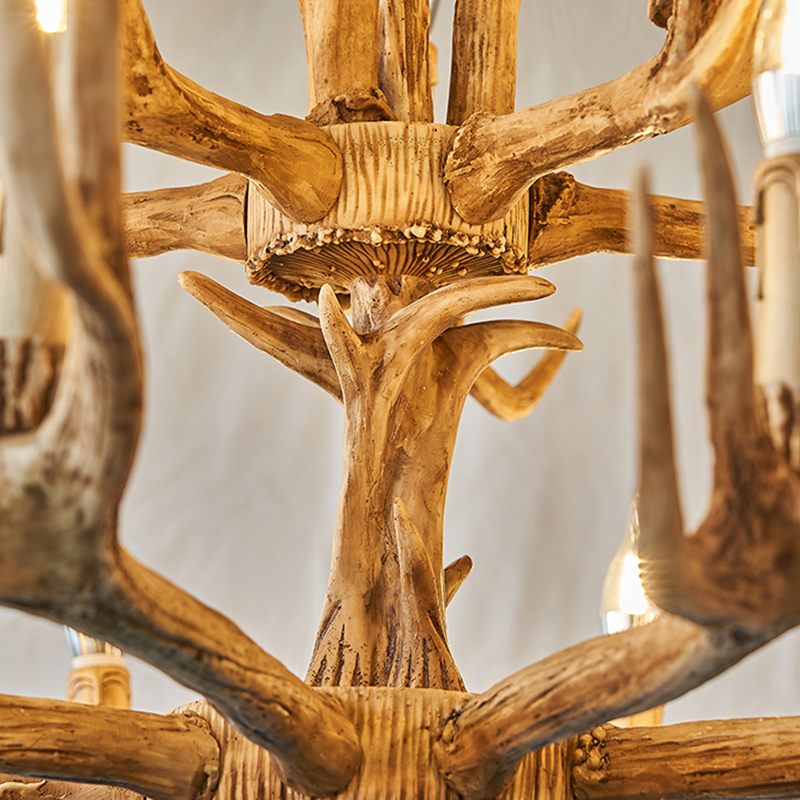 Antler Shape Resin Chandelier for Living Room | Desfino