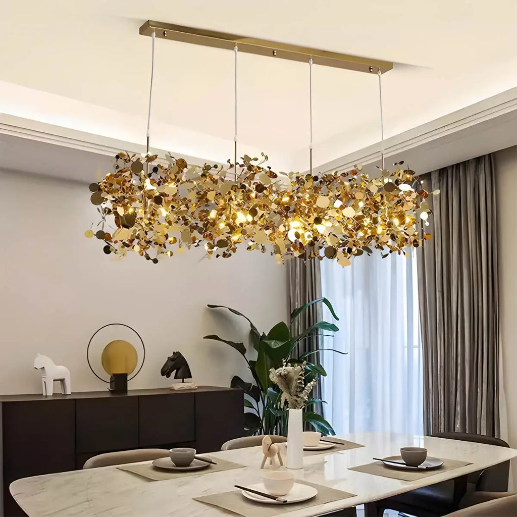 Argent/Gold Cloud Multi Pendant Chandelier | Desfino