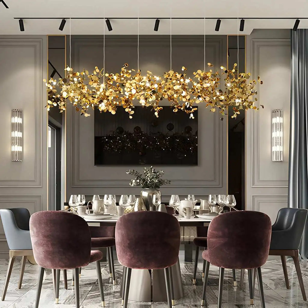 Argent/Gold Cloud Multi Pendant Chandelier | Desfino