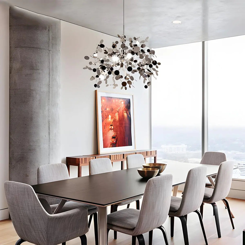 Argent/Gold Cloud Multi Pendant Chandelier | Desfino