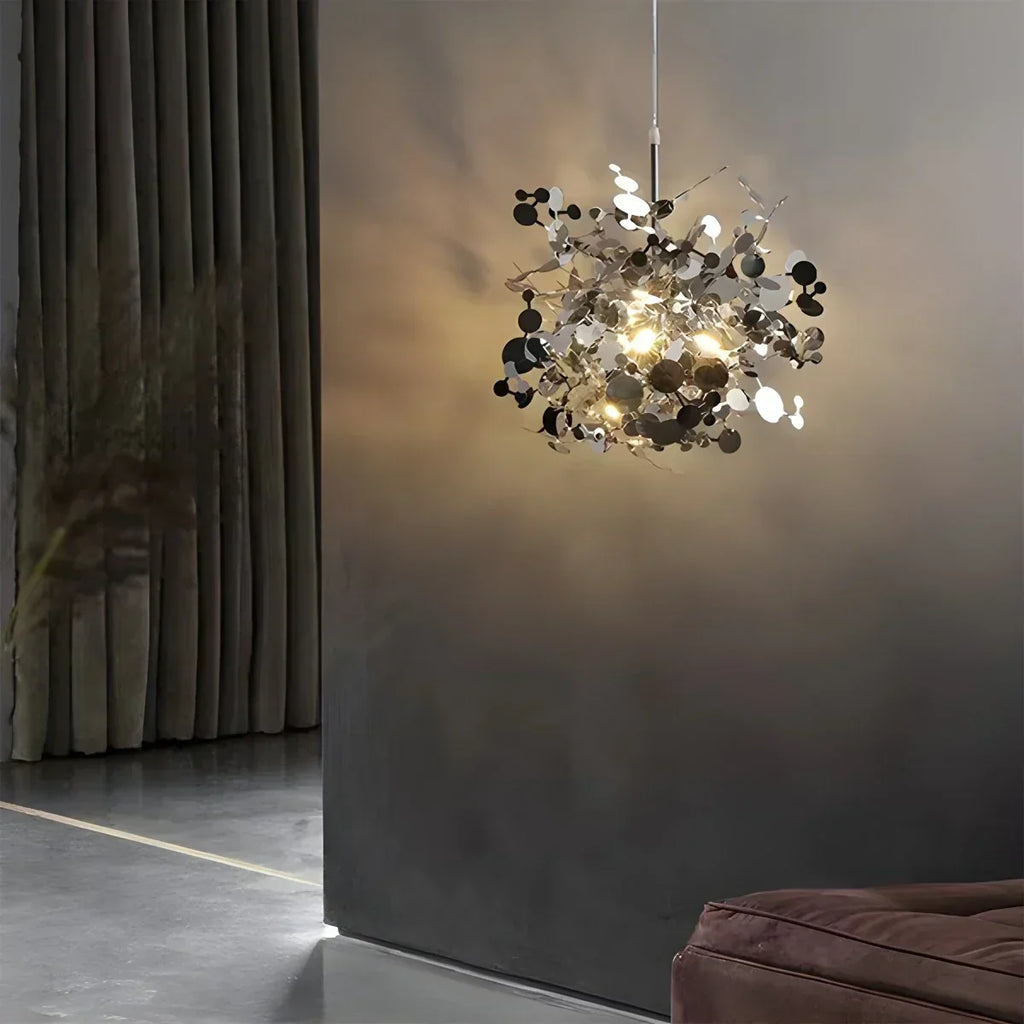 Argent/Gold Cloud Multi Pendant Chandelier | Desfino