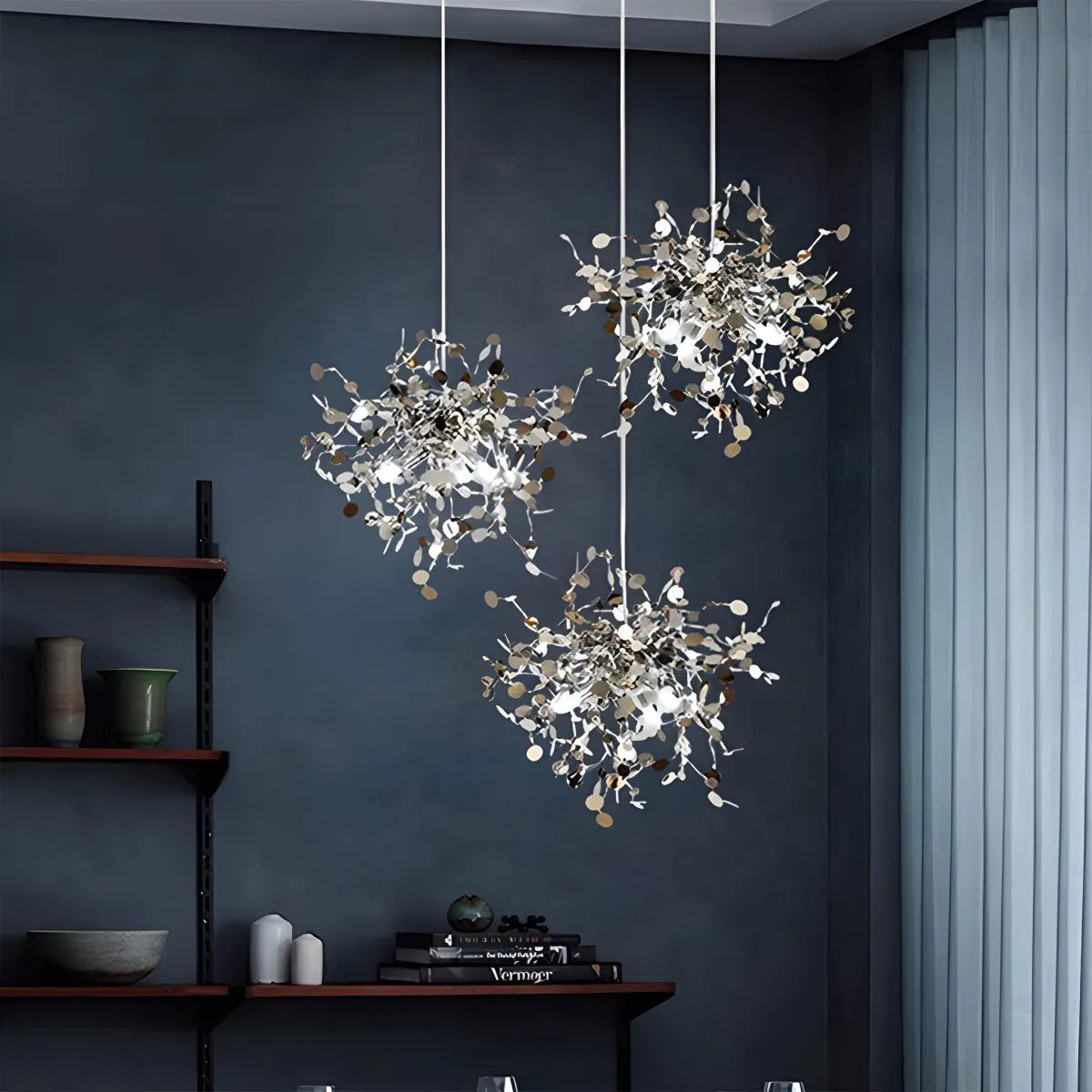 Argent/Gold Cloud Multi Pendant Chandelier | Desfino