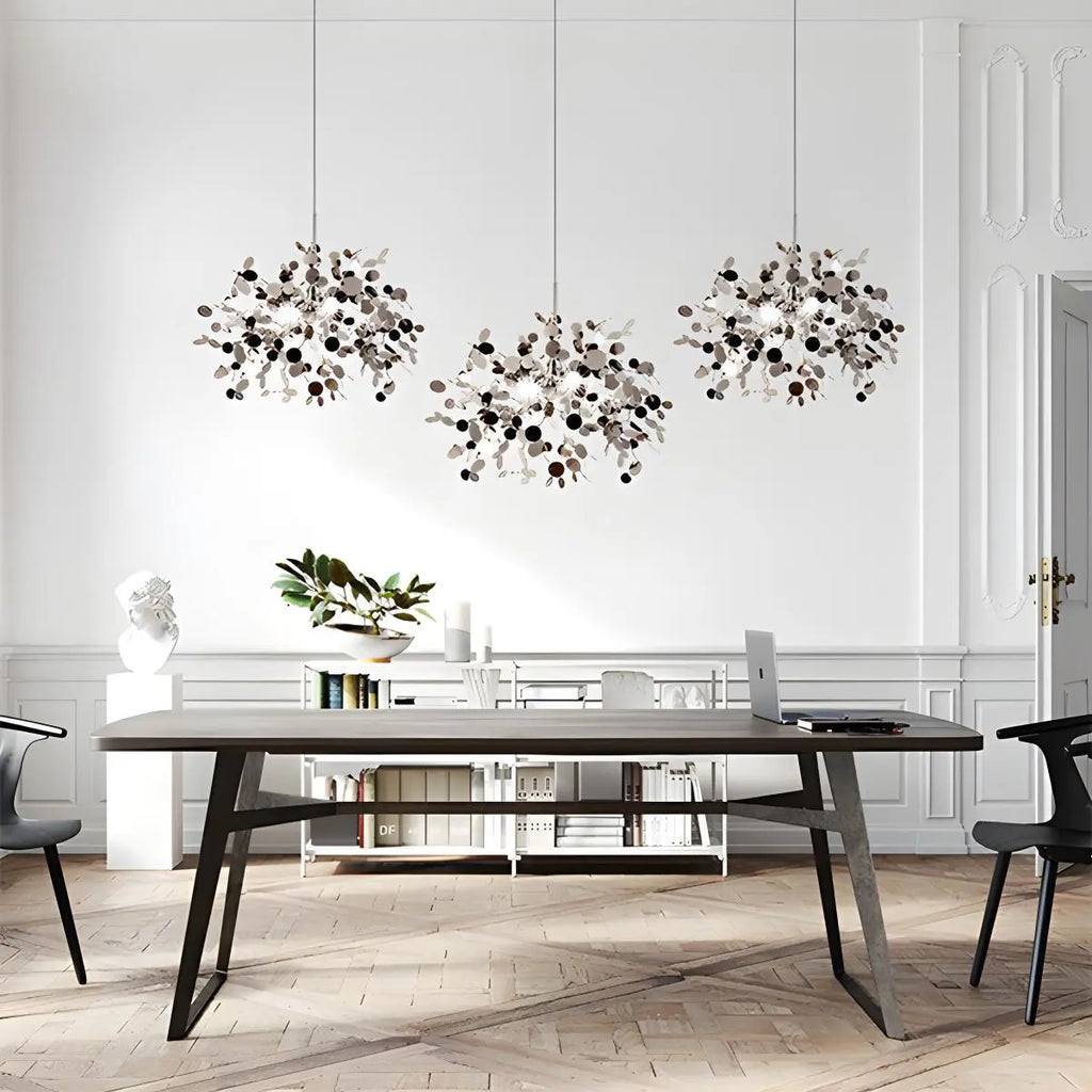 Argent/Gold Cloud Multi Pendant Chandelier | Desfino