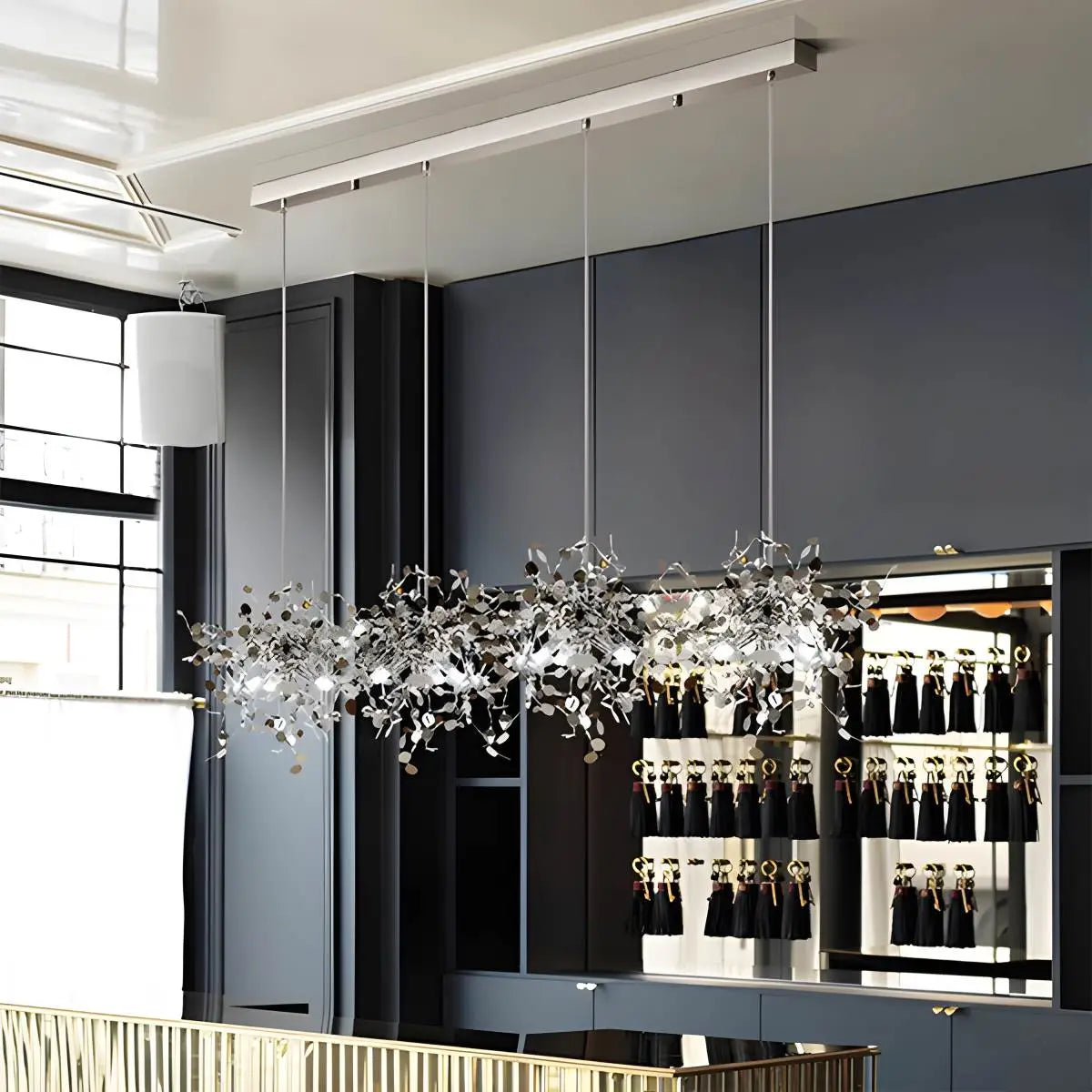Argent/Gold Cloud Multi Pendant Chandelier | Desfino