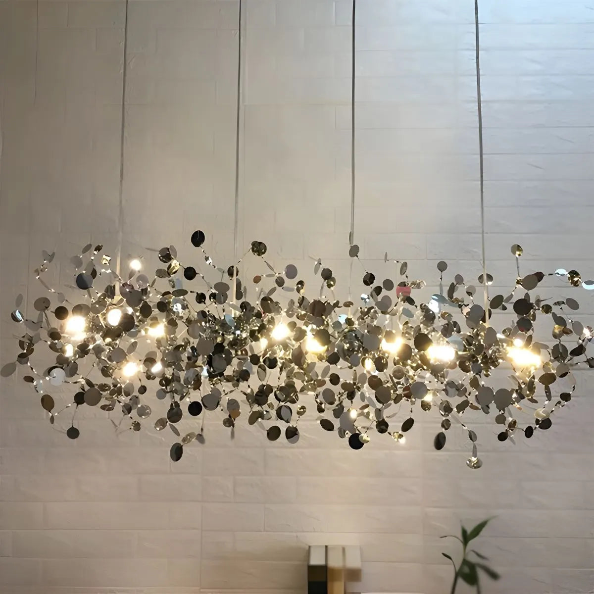 Argent/Gold Cloud Multi Pendant Chandelier | Desfino