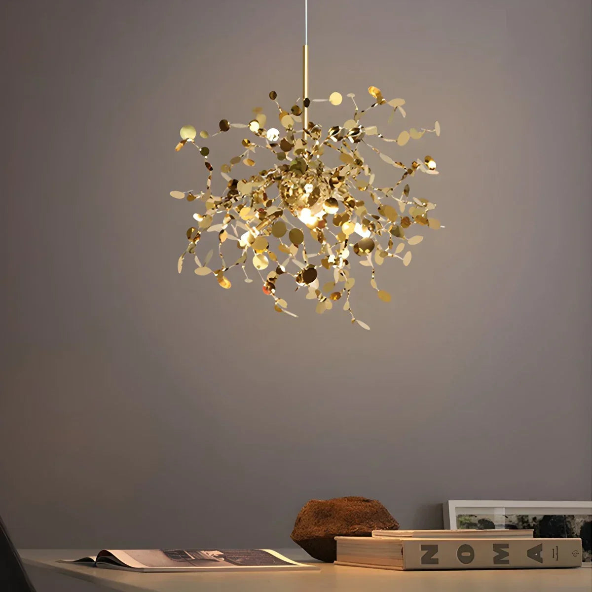 Argent/Gold Cloud Multi Pendant Chandelier | Desfino