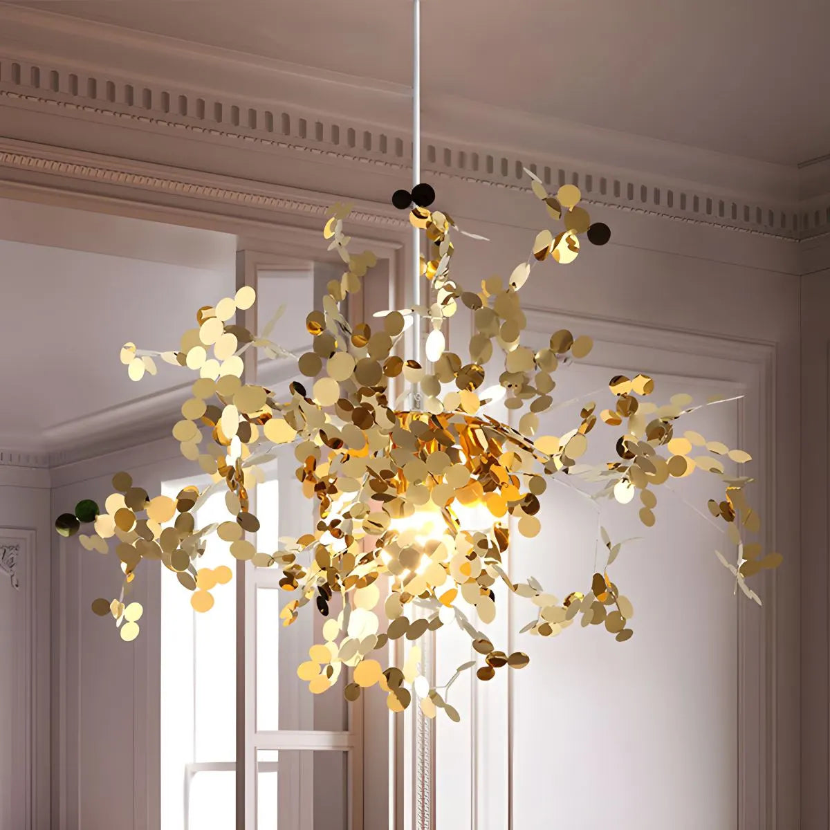 Argent/Gold Cloud Multi Pendant Chandelier | Desfino