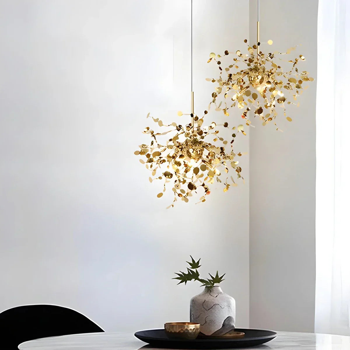 Argent/Gold Cloud Multi Pendant Chandelier | Desfino
