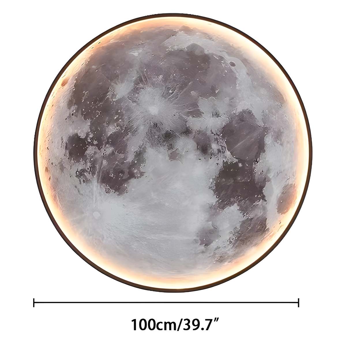 Moon/Earth Art Mural Wall Lamp | Desfino