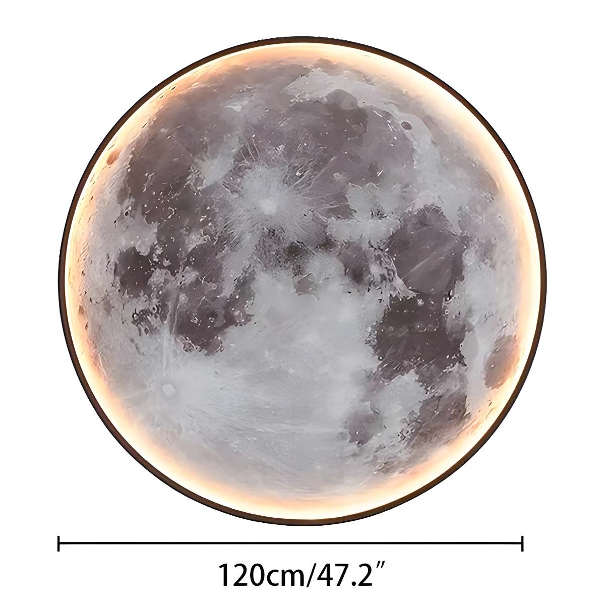 Moon/Earth Art Mural Wall Lamp | Desfino