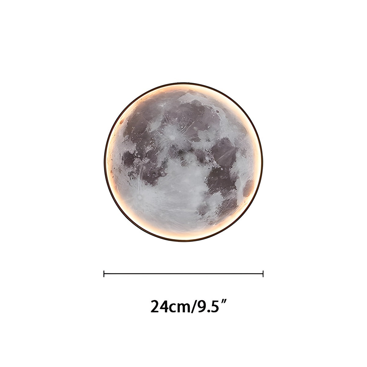 Moon/Earth Art Mural Wall Lamp | Desfino