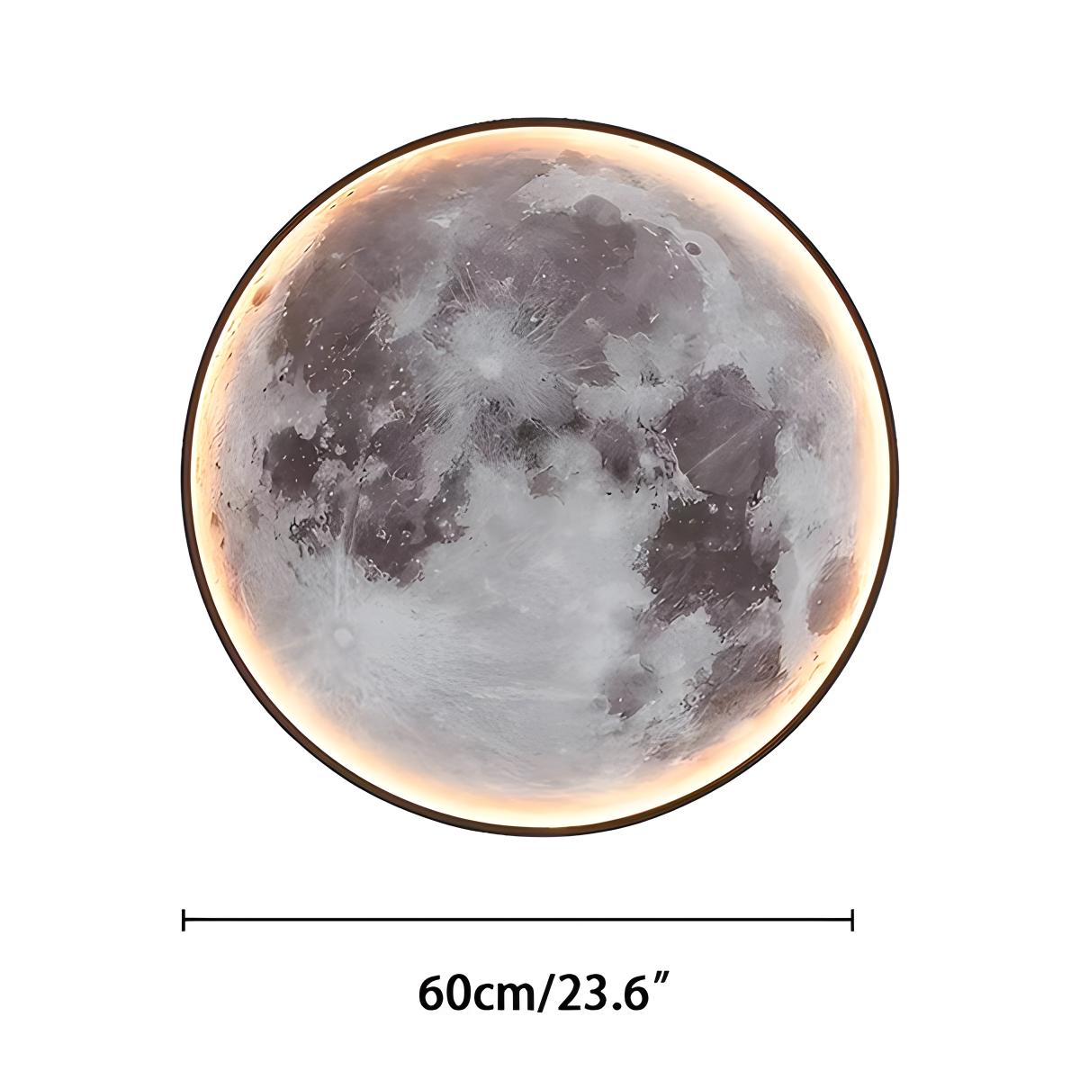Moon/Earth Art Mural Wall Lamp | Desfino