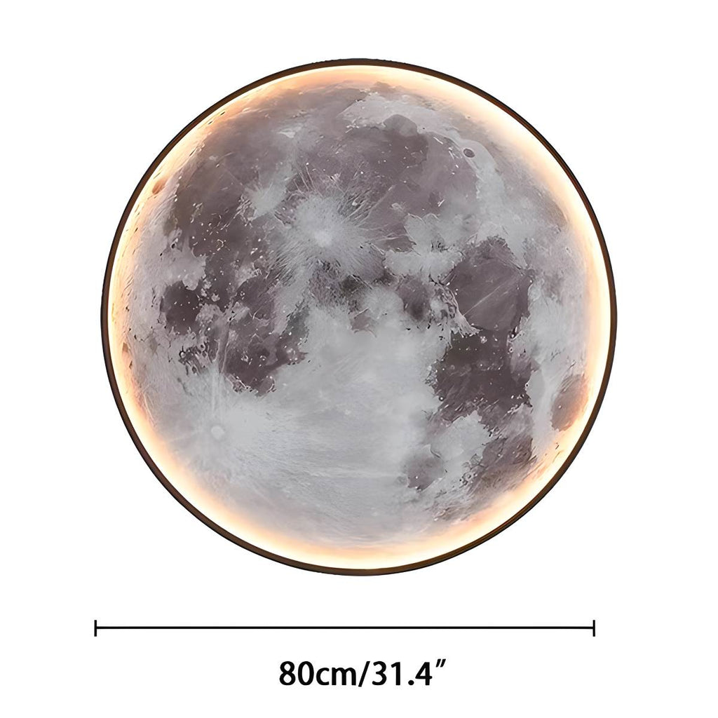 Moon/Earth Art Mural Wall Lamp | Desfino