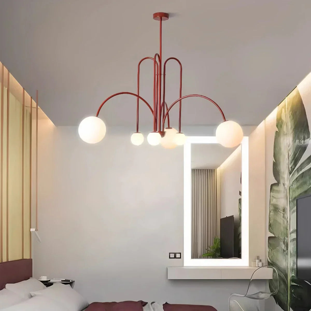 Avi Double Layer Glass Chandelier | Desfino