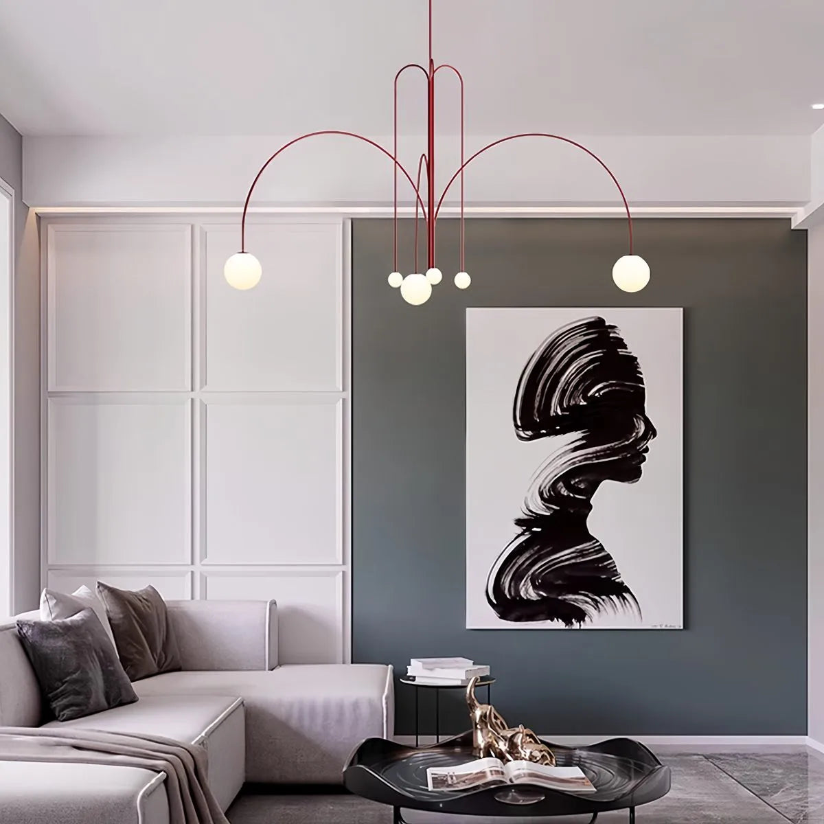 Avi Double Layer Glass Chandelier | Desfino