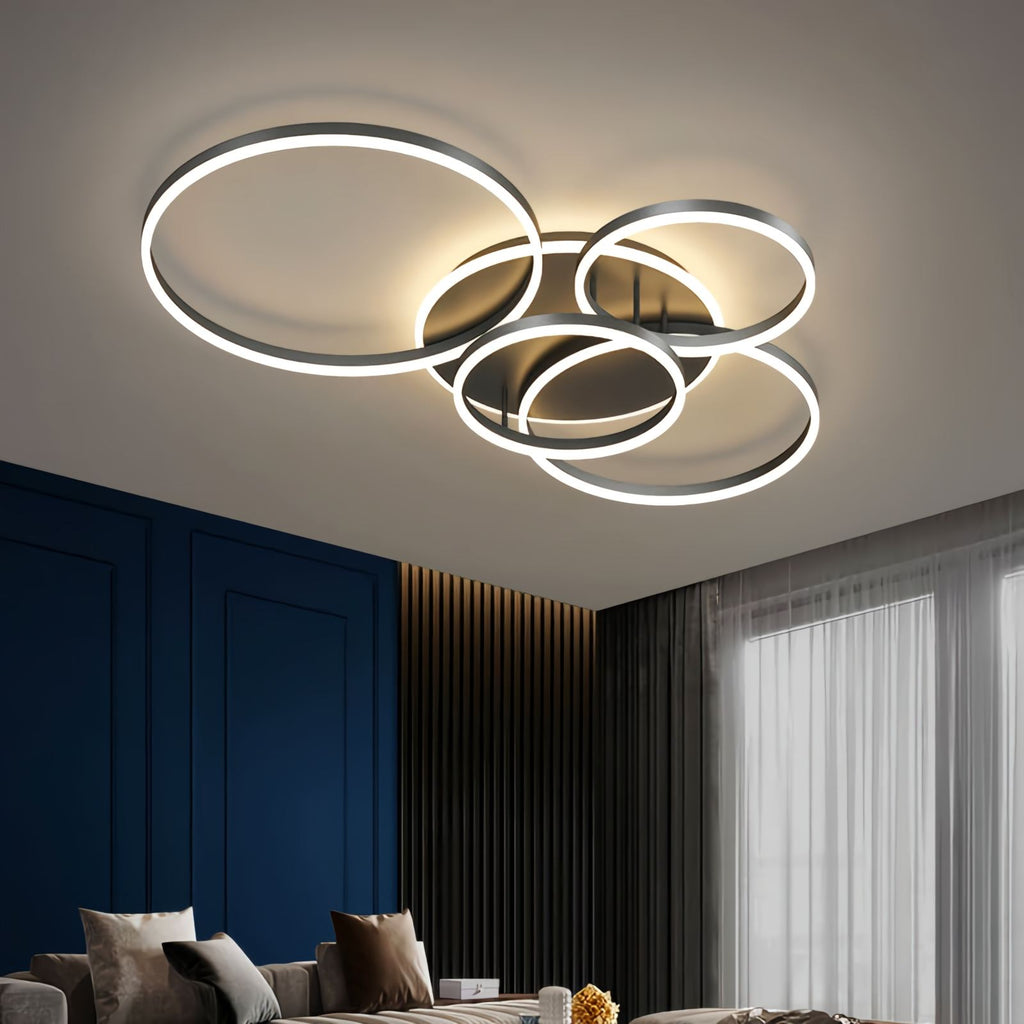 Runde LED-Deckenleuchte für das Wohnzimmer | Desfino