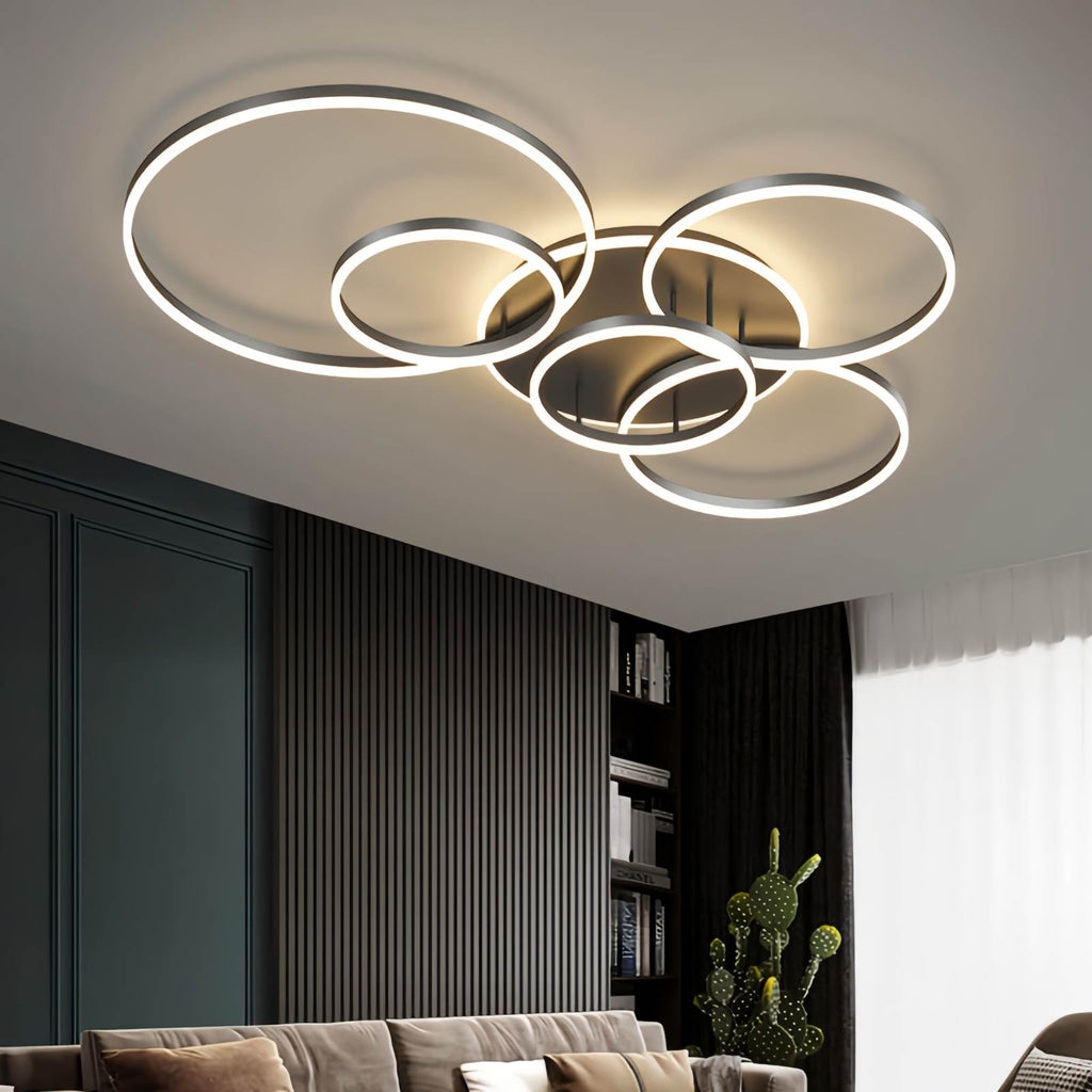 Runde LED-Deckenleuchte für das Wohnzimmer | Desfino