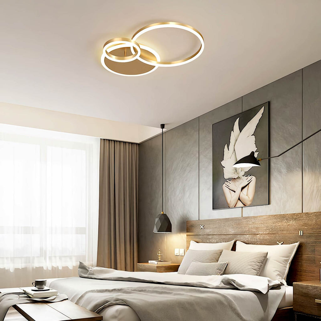 Runde LED-Deckenleuchte für das Wohnzimmer | Desfino