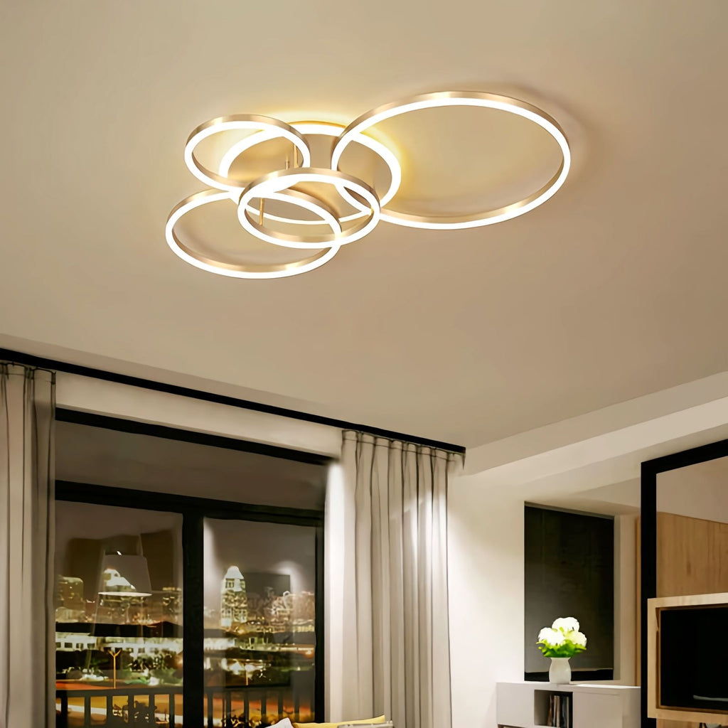 Runde LED-Deckenleuchte für das Wohnzimmer | Desfino