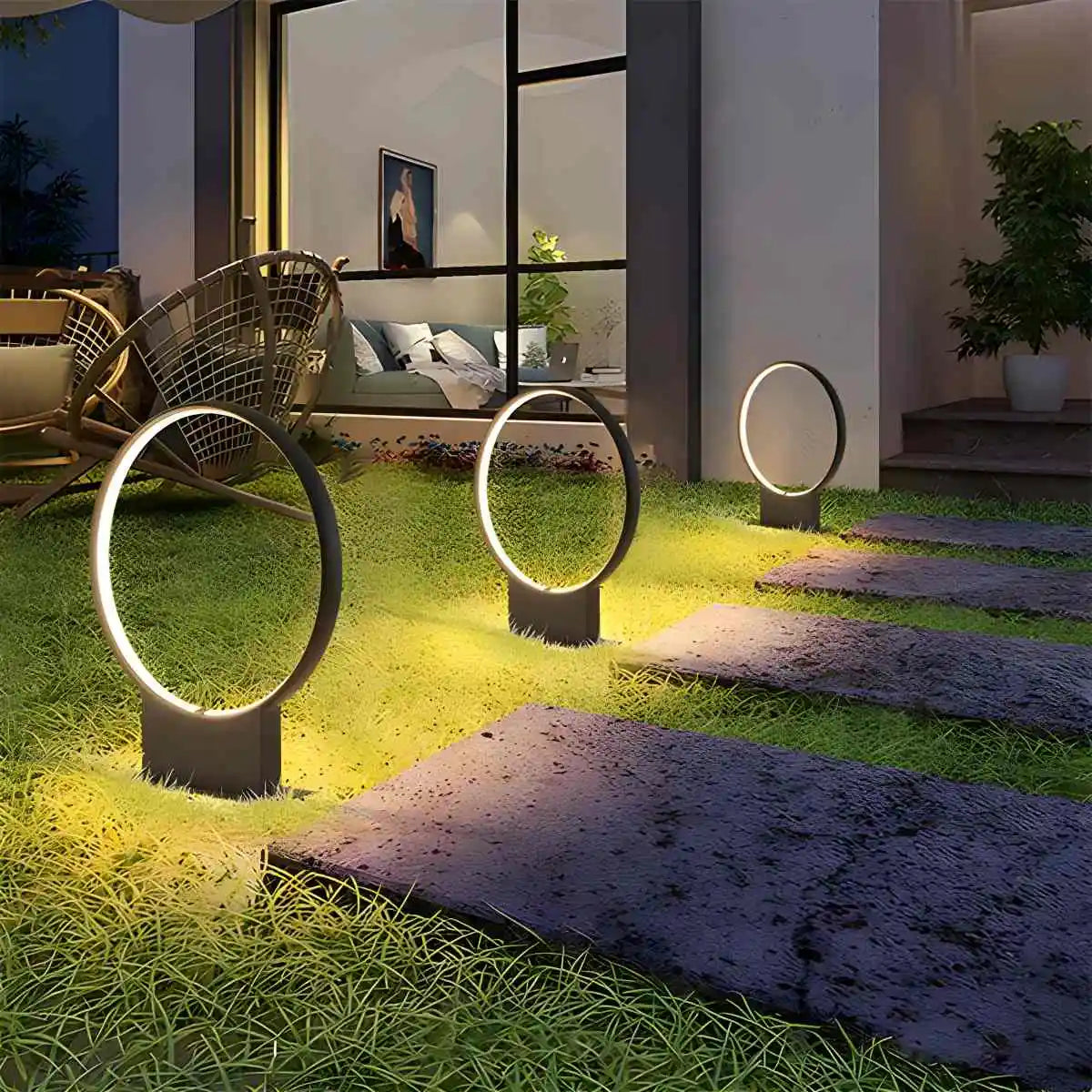 Ring Inner Glow Waterproof Lawn Light | Desfino