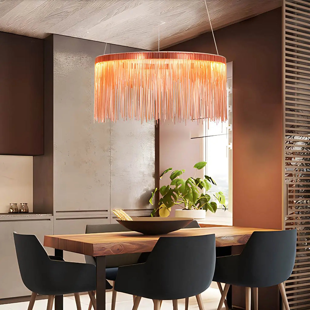 Moderner Kronleuchter mit Quasten im Art-déco-Stil | Desfino