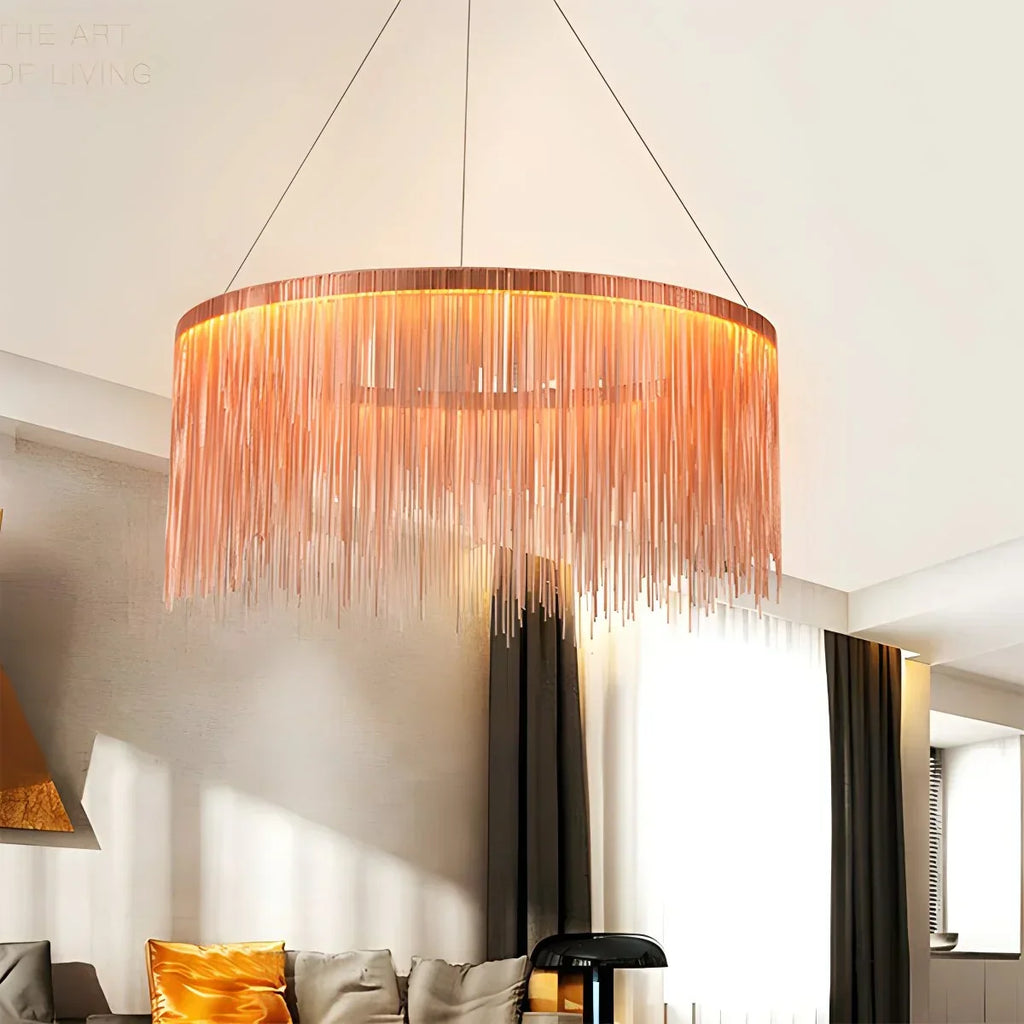 Moderner Kronleuchter mit Quasten im Art-déco-Stil | Desfino