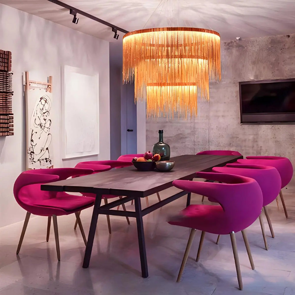 Moderner Kronleuchter mit Quasten im Art-déco-Stil | Desfino
