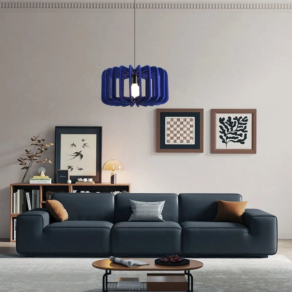 Column Shaped Birdcage Acoustic Pendant Light | Desfino