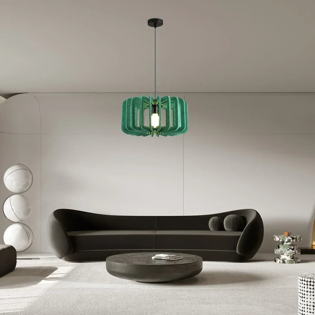 Column Shaped Birdcage Acoustic Pendant Light | Desfino