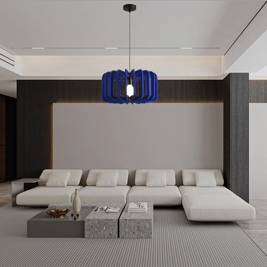 Column Shaped Birdcage Acoustic Pendant Light | Desfino