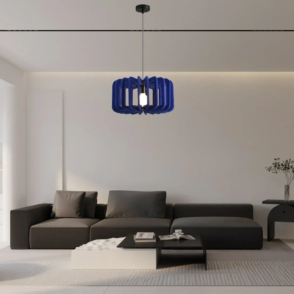Column Shaped Birdcage Acoustic Pendant Light | Desfino