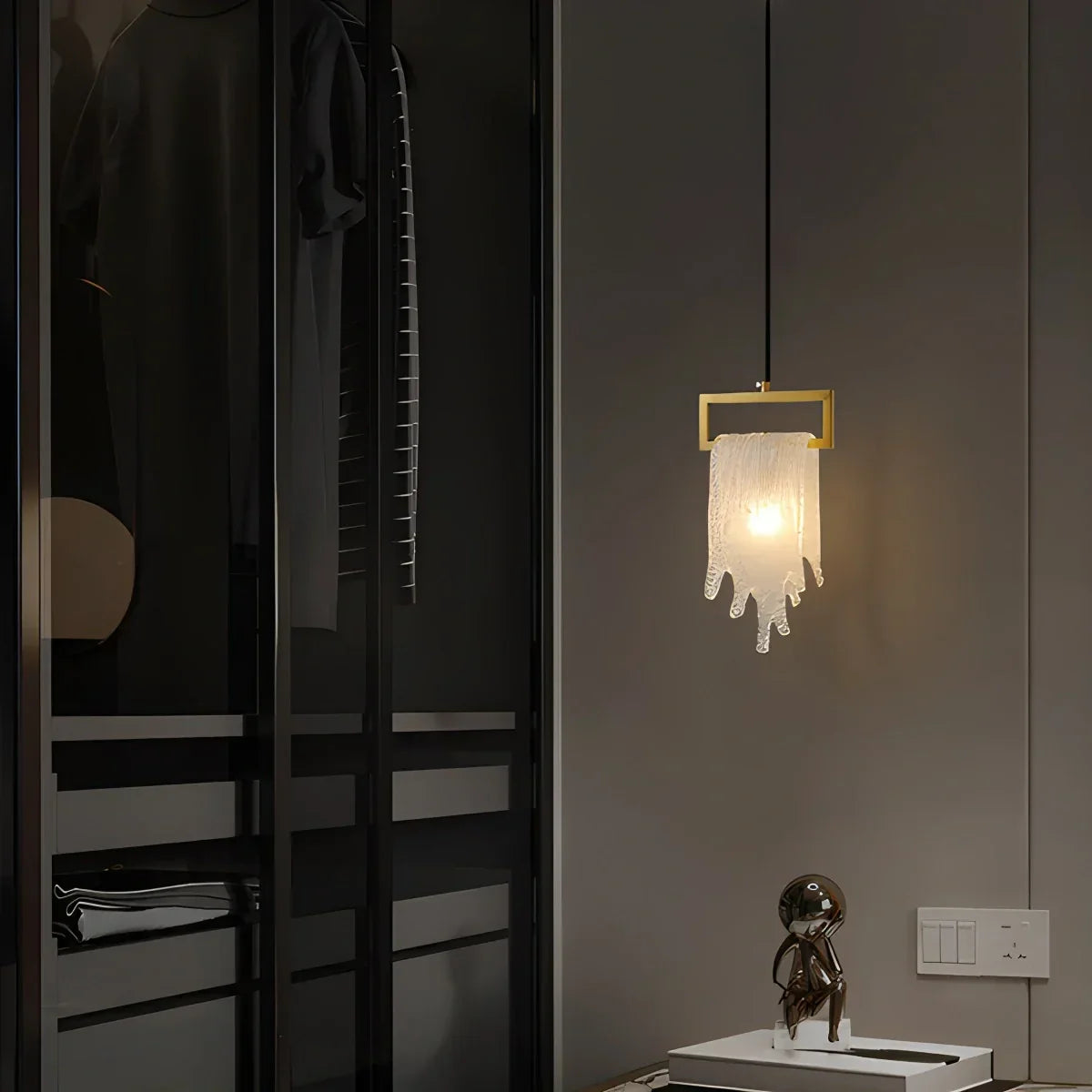 Copper Crystal Pendant Light Multiple Styles Available | Desfino