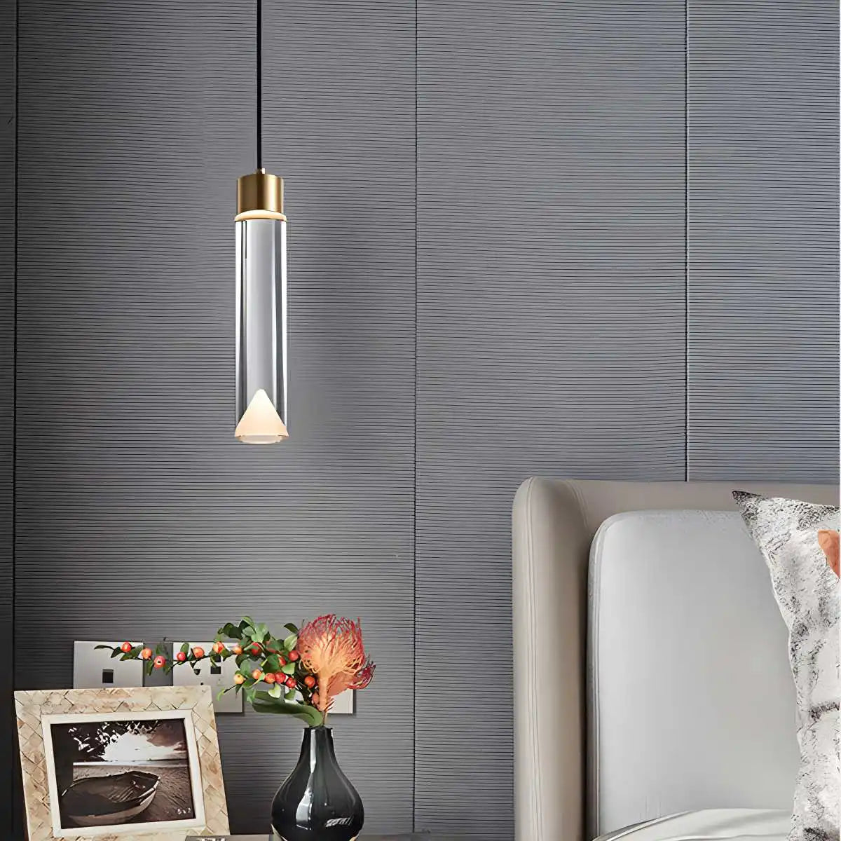 Copper Crystal Pendant Light Multiple Styles Available | Desfino