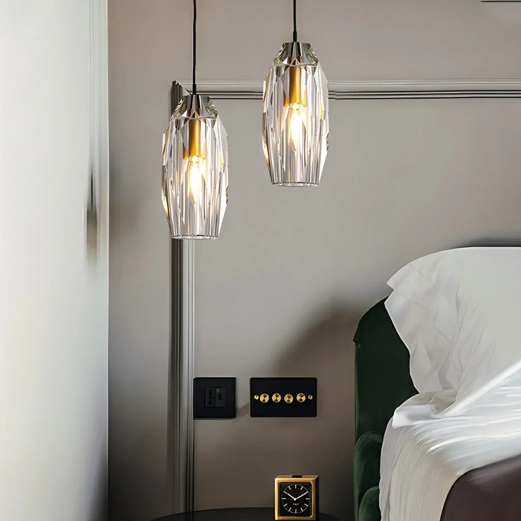 Copper Crystal Pendant Light Multiple Styles Available | Desfino